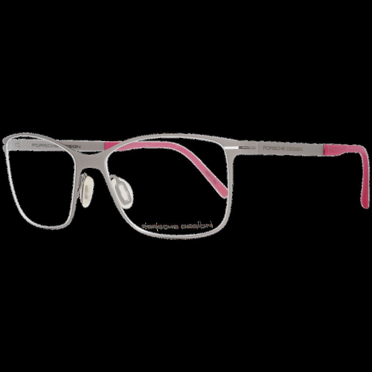 Damenbrille mit Metallrahmen und pinkfarbenen Akzenten