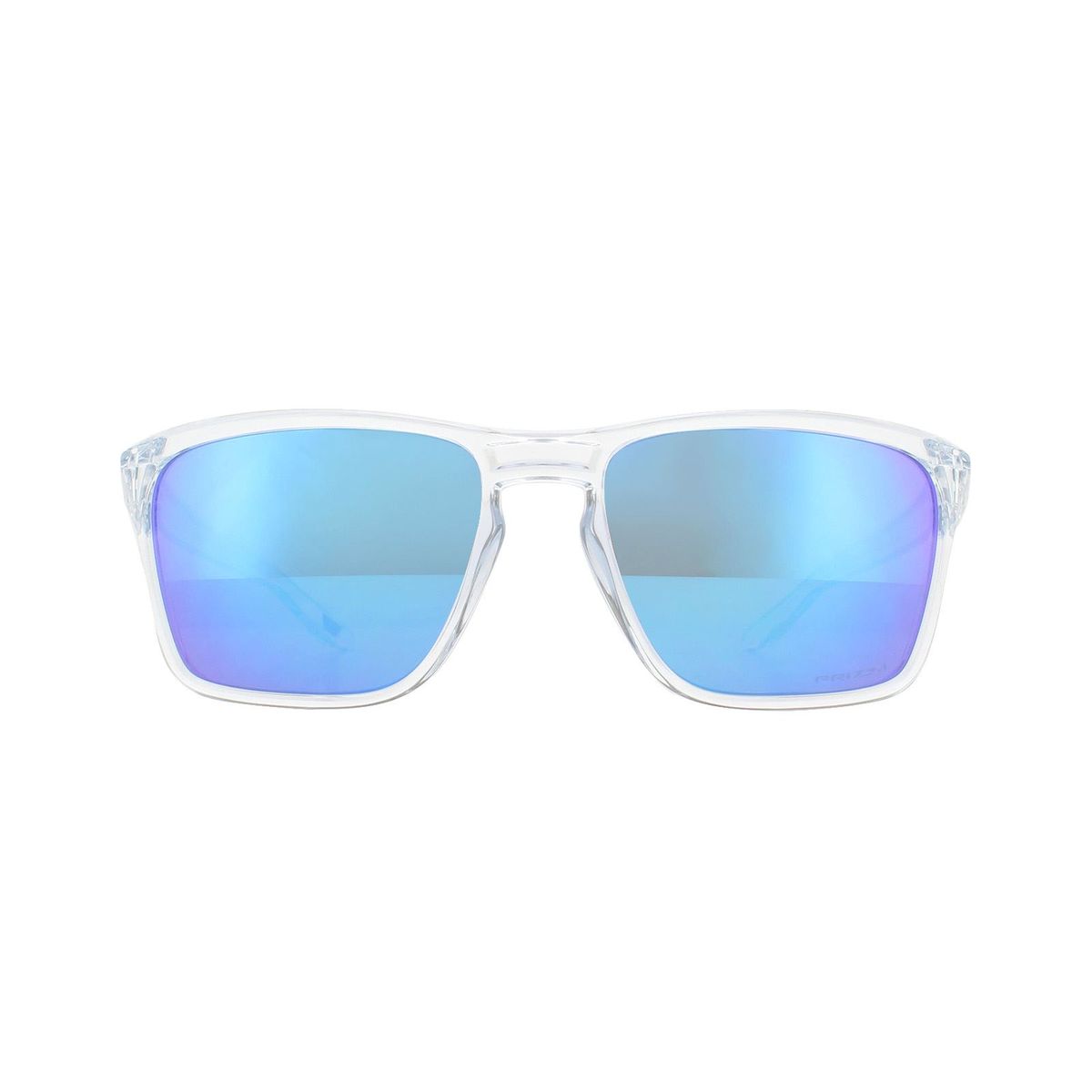 Klare Rahmen Sonnenbrille mit blauen Gläsern
