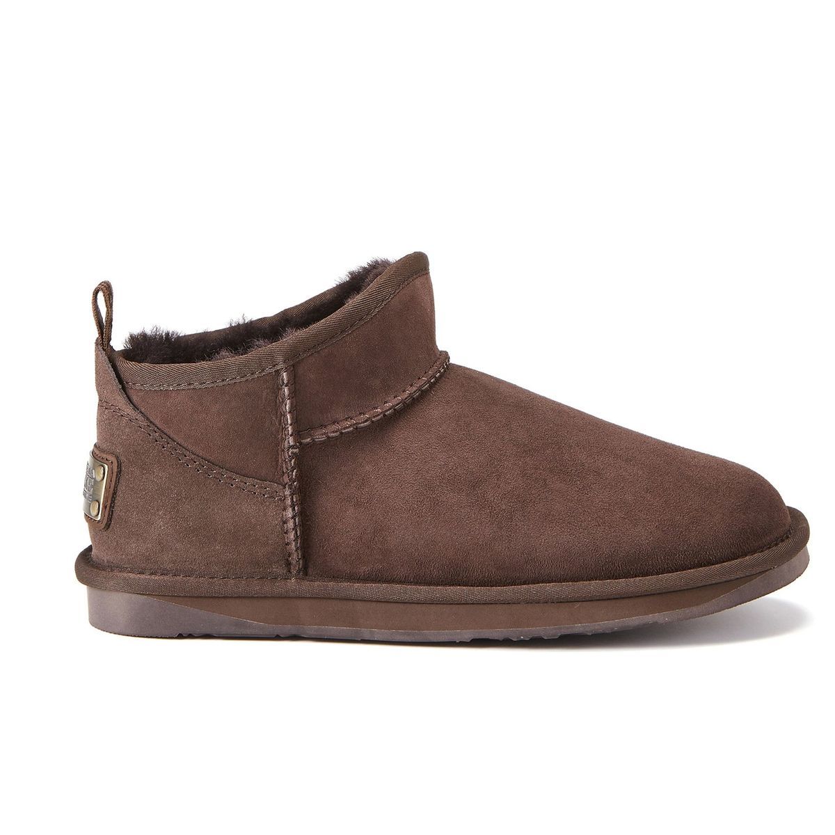 Gemütlicher, ultrakurzer Schlupf-Stiefel