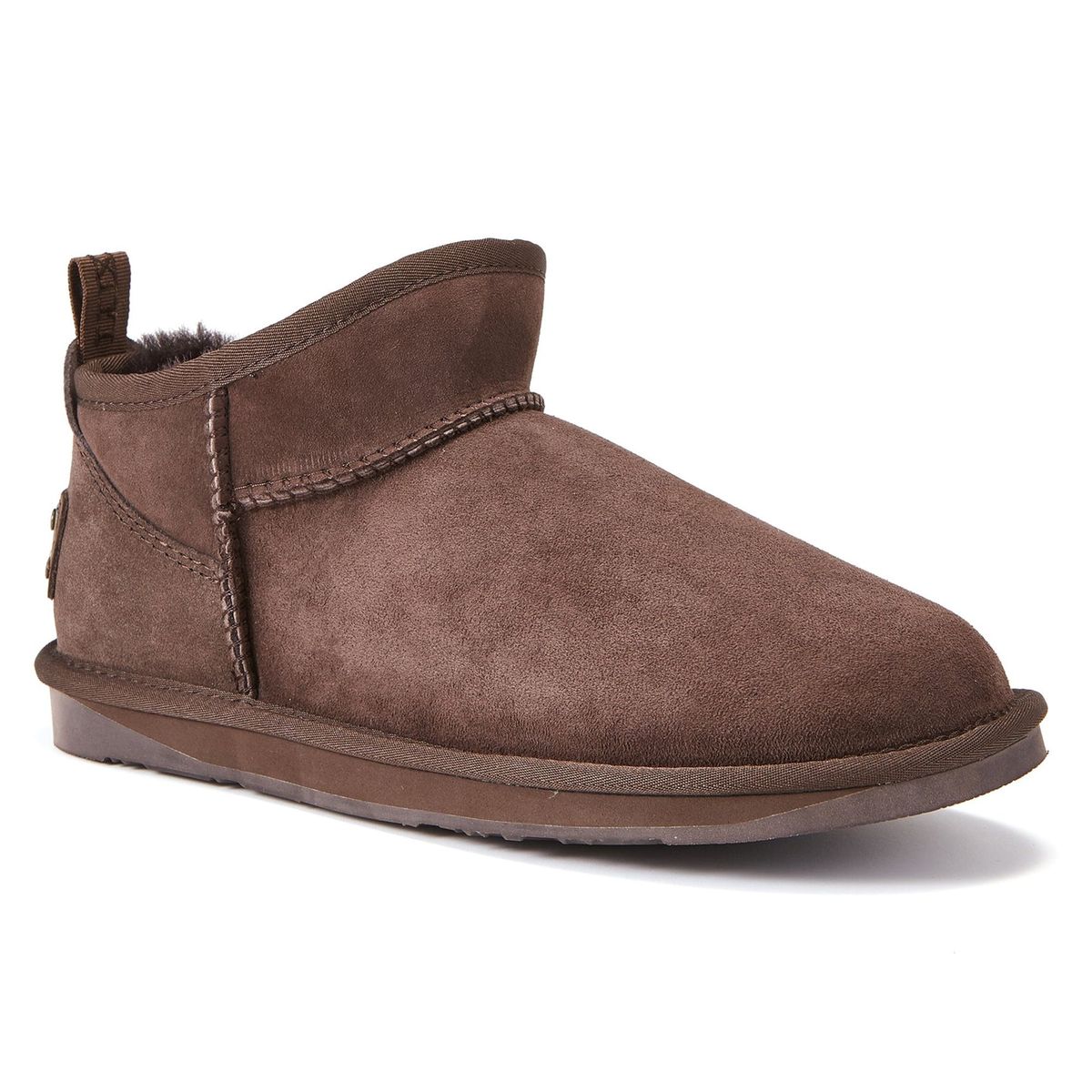 Klassische ultra-kurze Wildlederstiefel