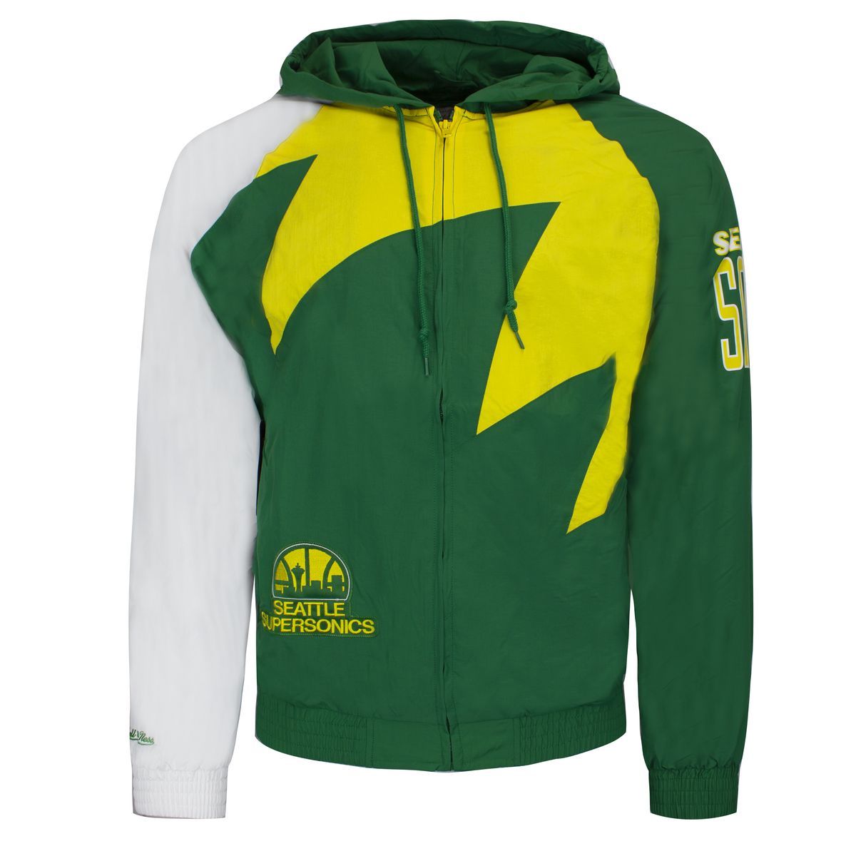 Seattle Supersonics Windbreaker Kapuzenjacke