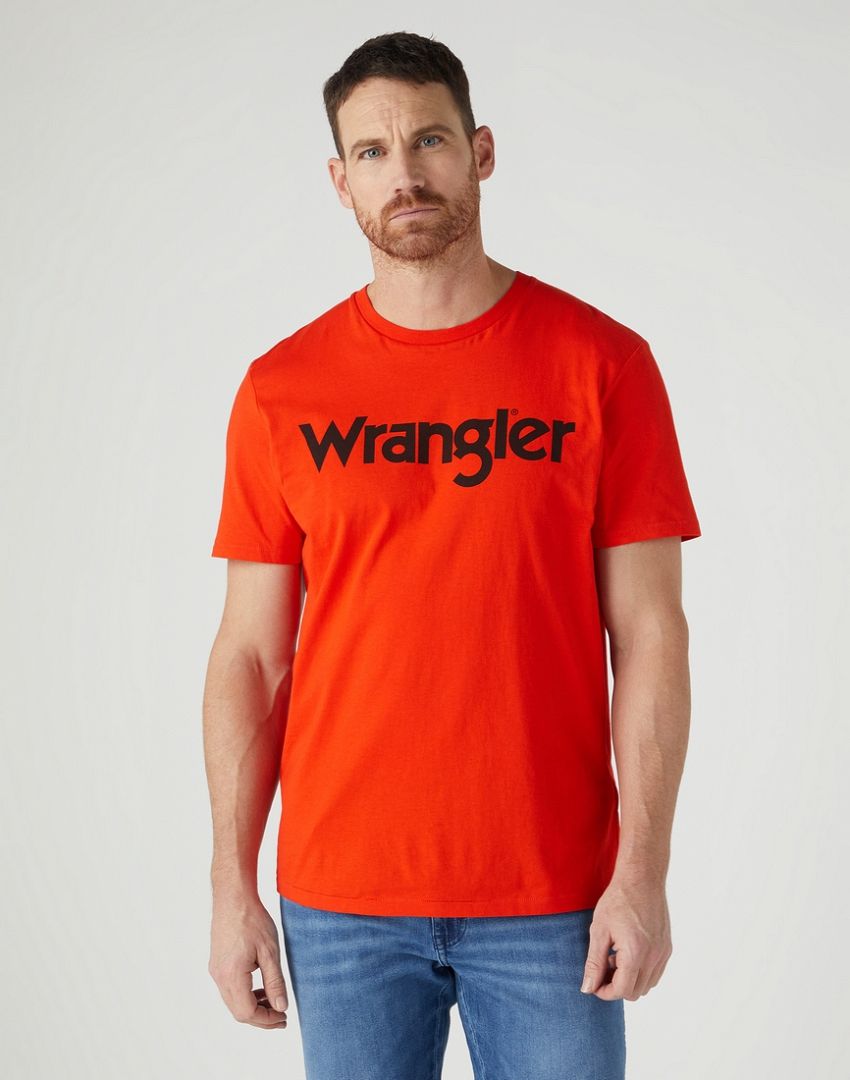Klassisches Baumwoll-T-Shirt mit Logo-Grafik
