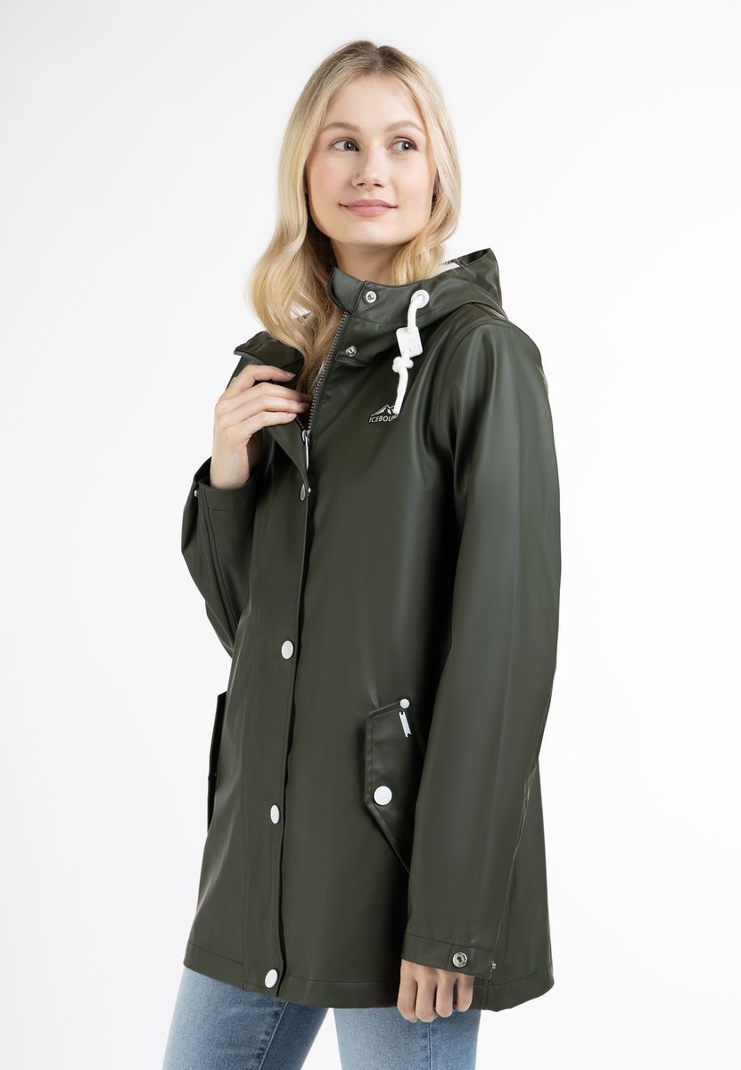 ICEBOUND Regenjacke Damen Dunkeloliv