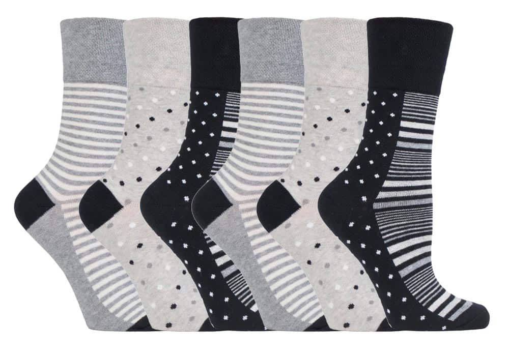 Gentle Grip - 6 Paar Damen Gentle Grip nicht elastische Socken - GG135