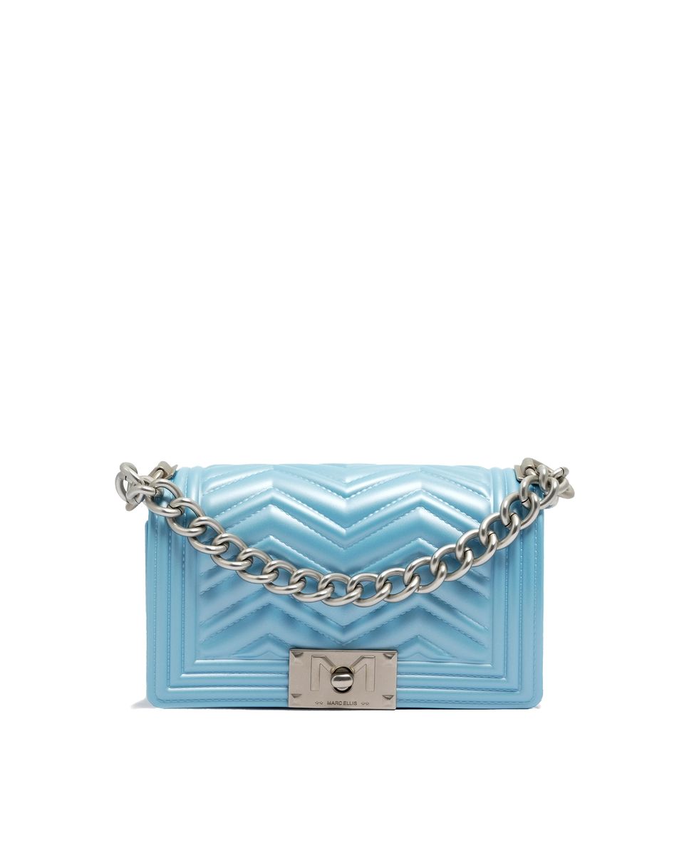 Chevron Gesteppte Ketten-Tasche
