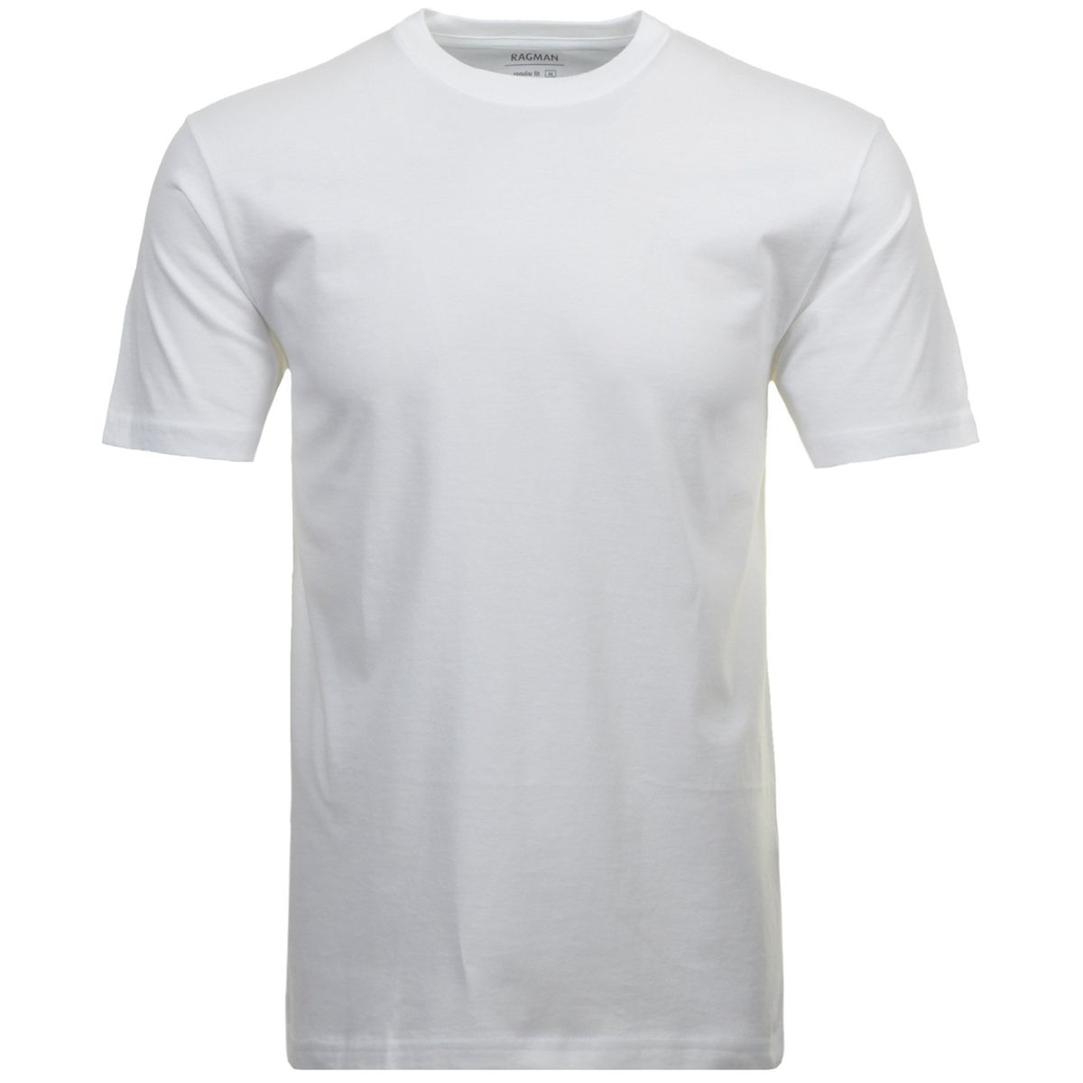 Kurzärmeliges Jersey-T-Shirt mit Rundhalsausschnitt
