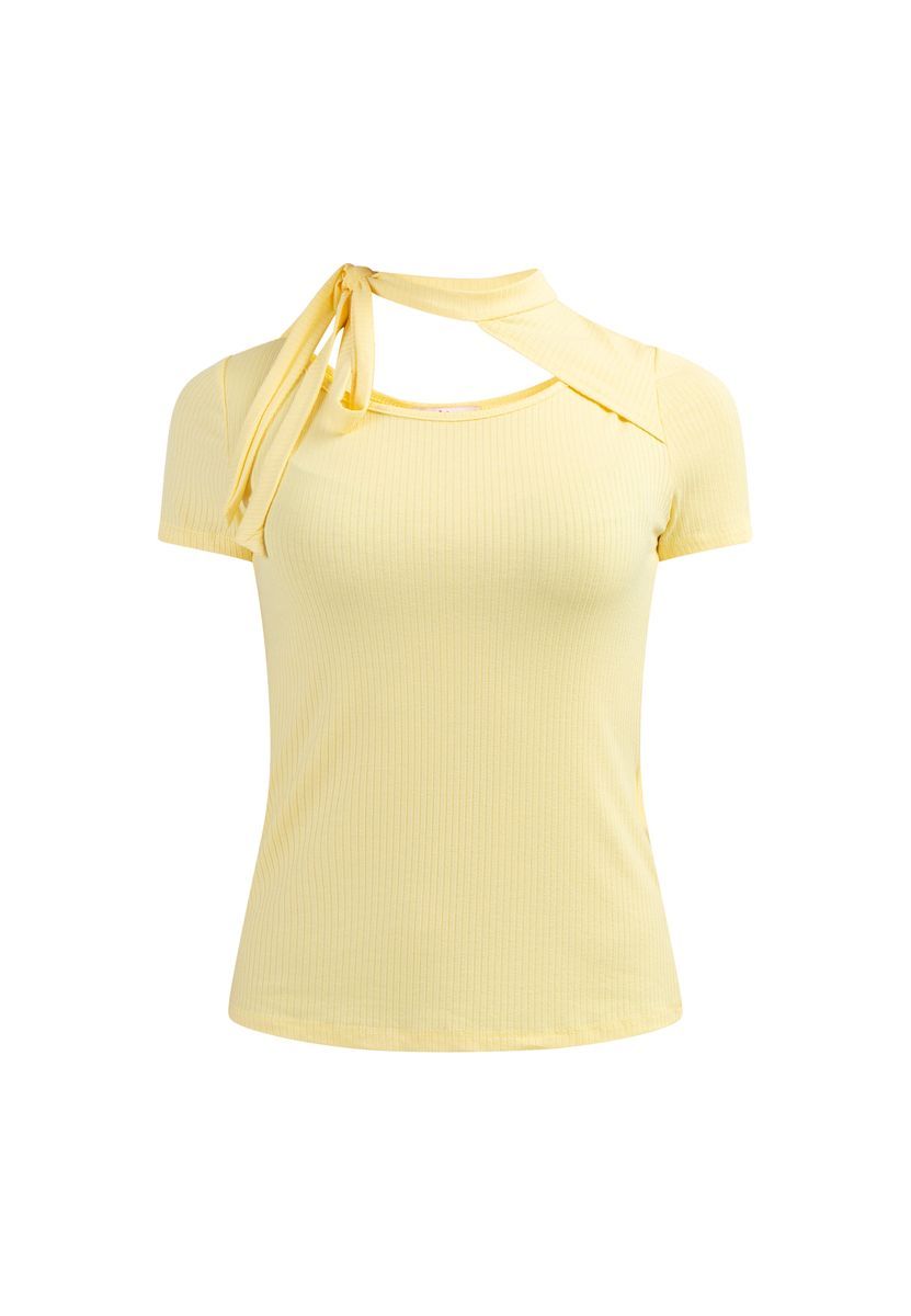 Mymo Jerseyshirt Damen Höllengelb