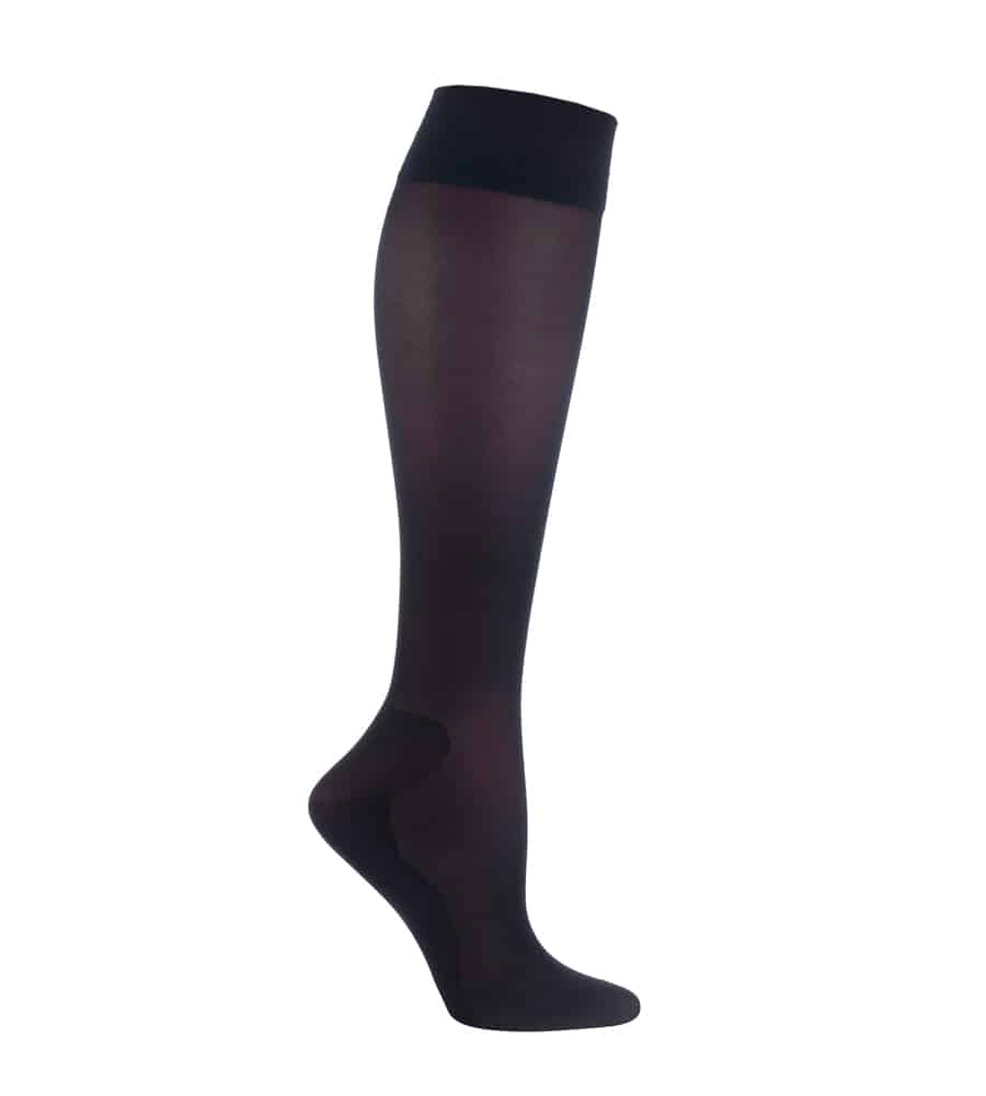 Beige Kompressions-Kniehohe Socken