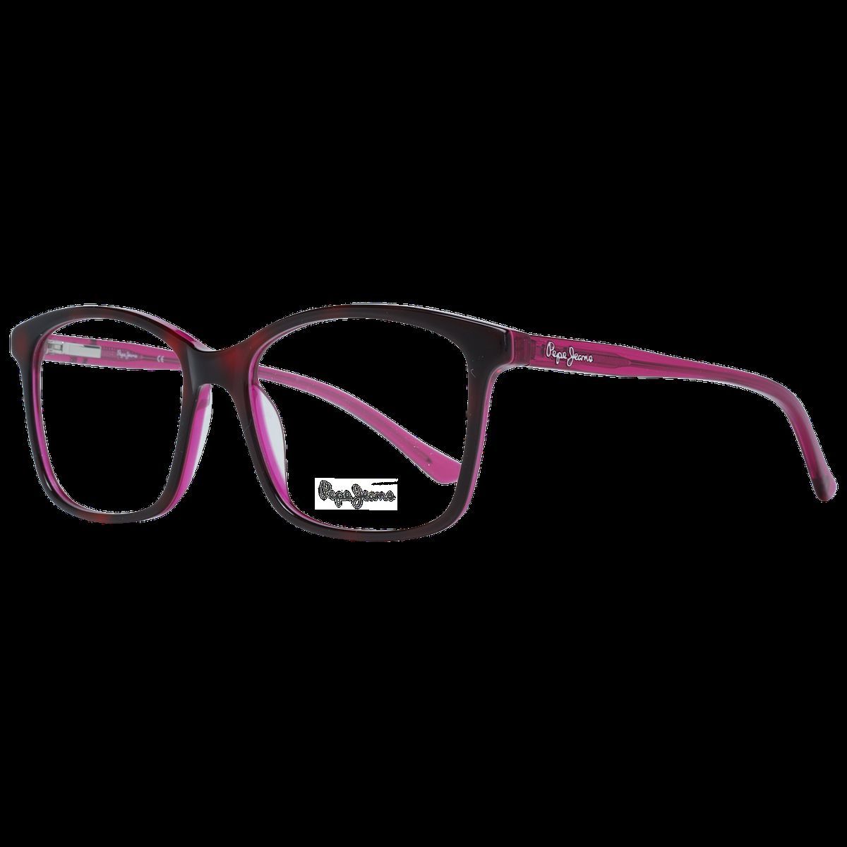 Burgunderrote, rechteckige Vollrandbrille