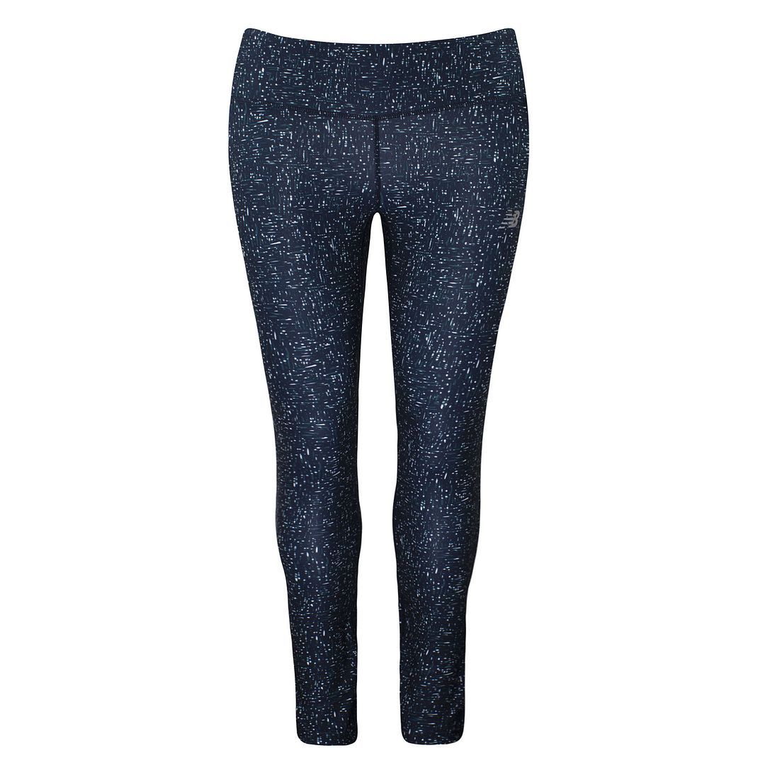 Bedruckte marineblaue Laufleggings