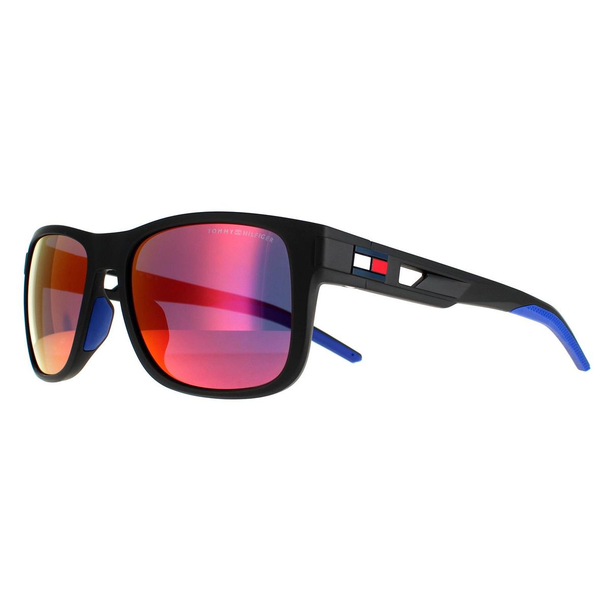 Sportliche Matte Wrap-Sonnenbrille