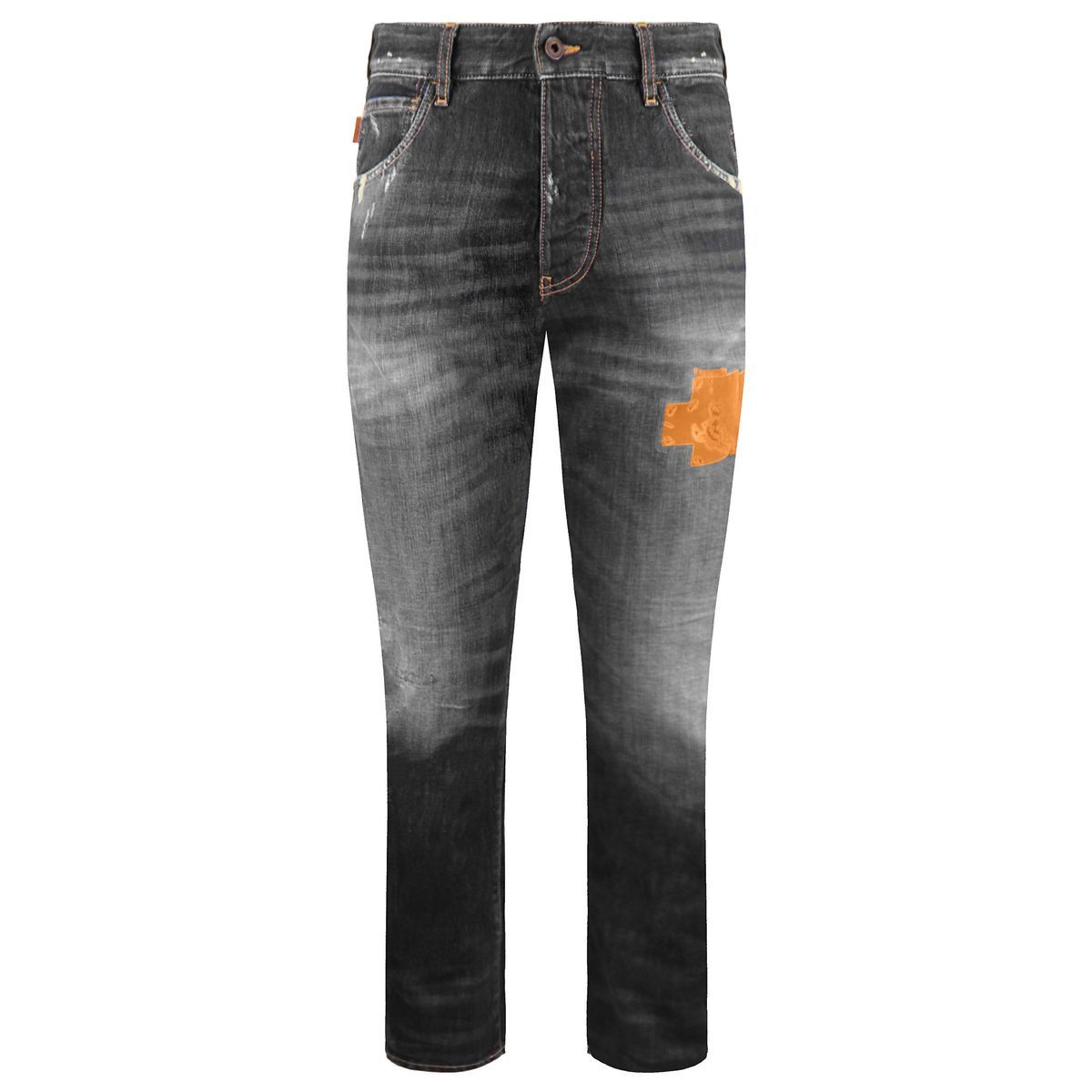 Herren Slim Fit Distressed Jeans