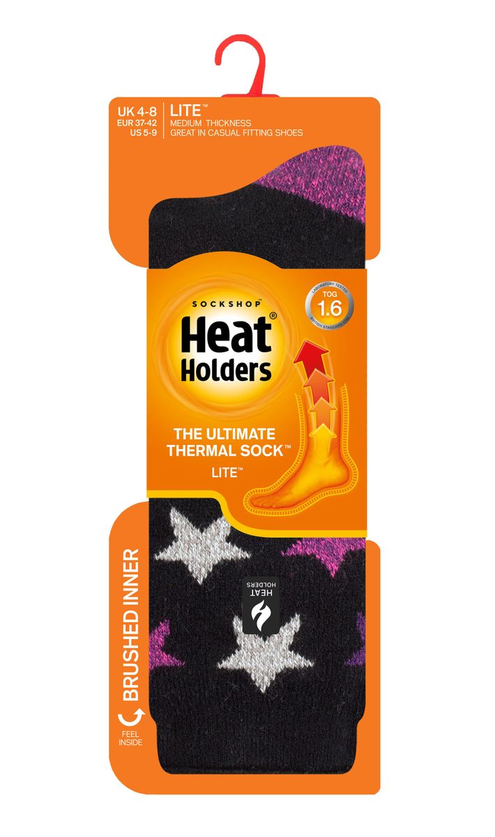 Thermische Socken mit Sternenmuster