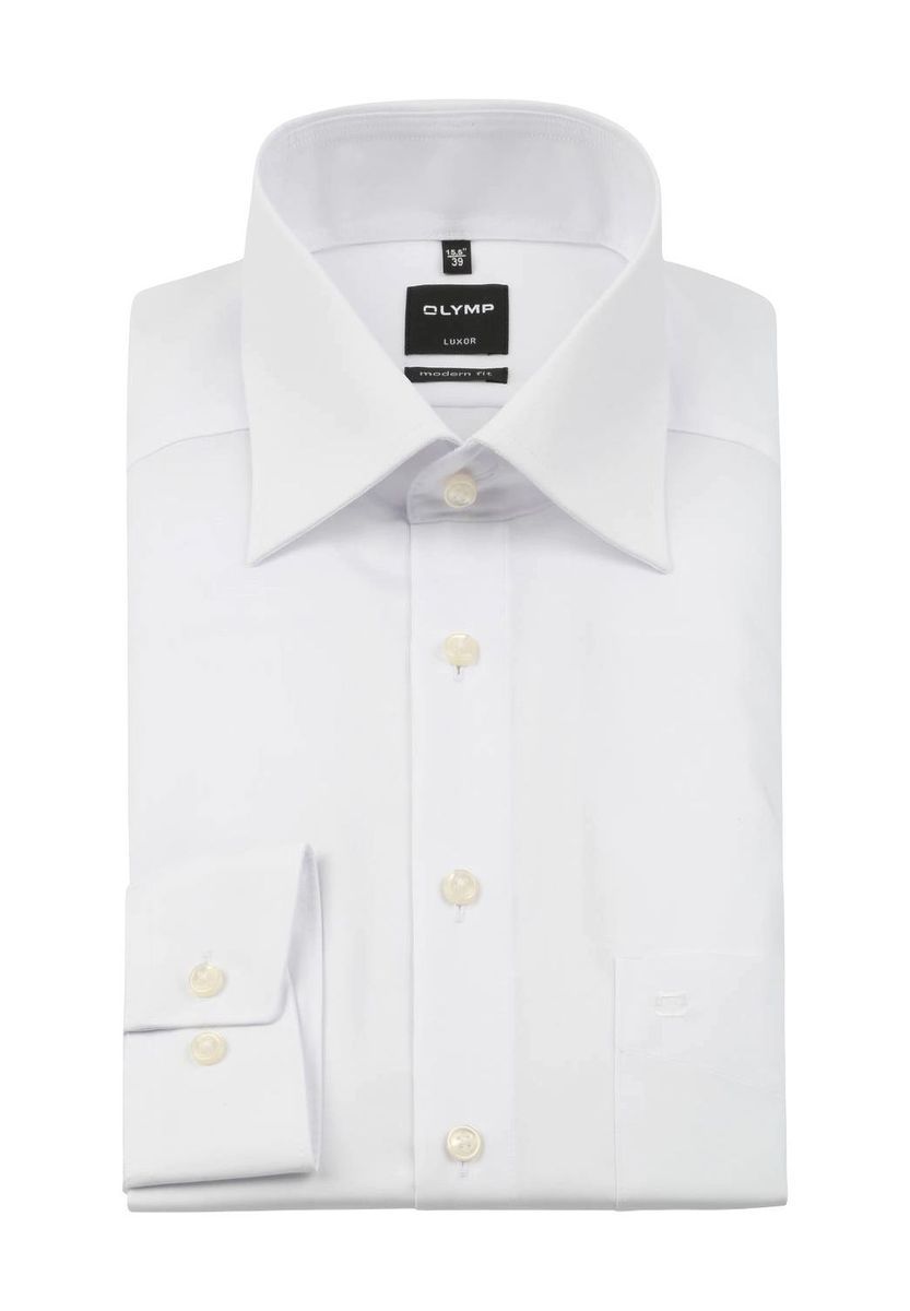 Modern Fit Weißes Businesshemd