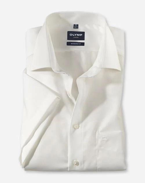 Herren Modern Fit Kurzarm Hemd