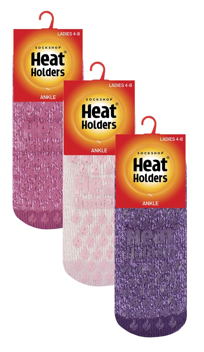 Warme Thermo-Kurzsocken mit Grippern