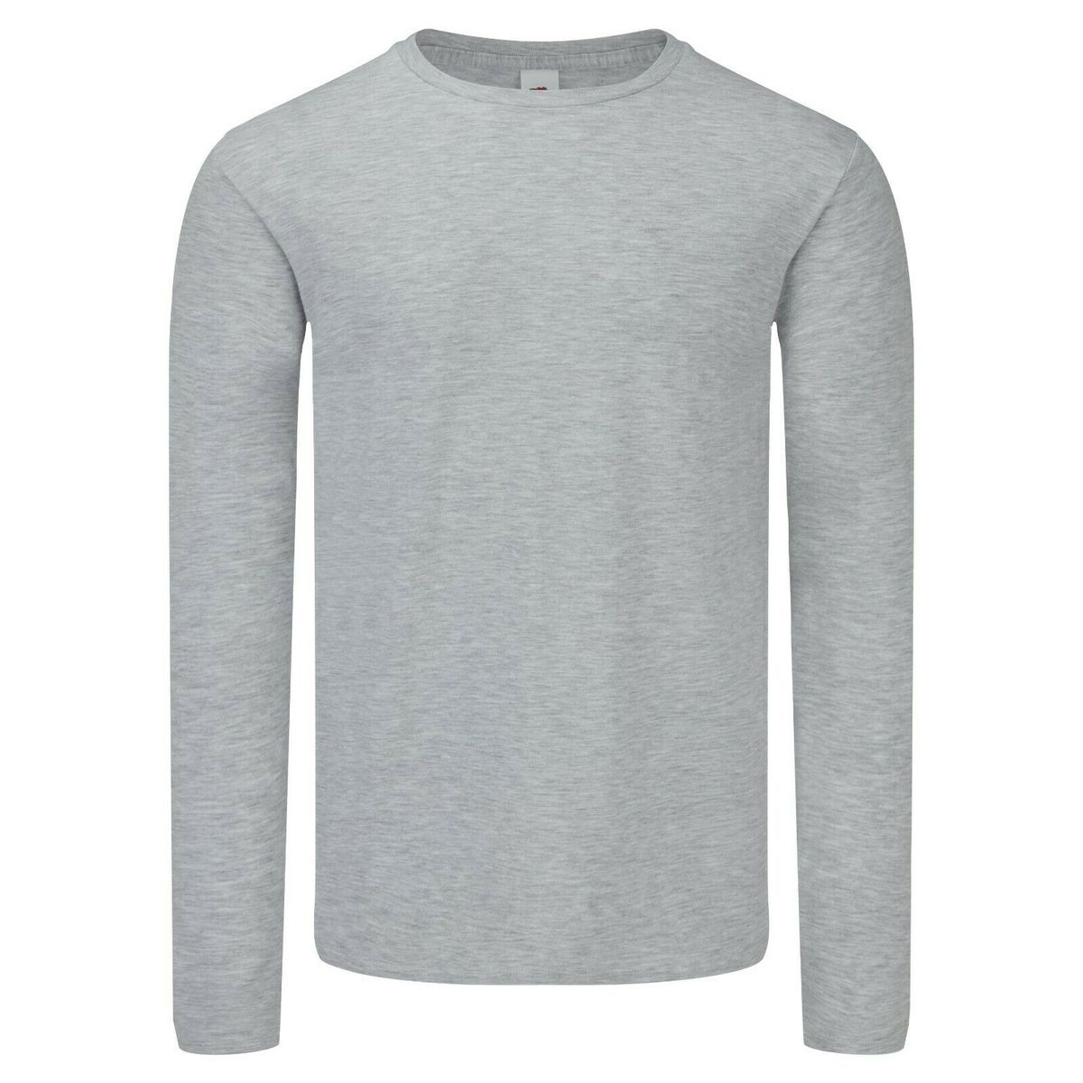 Herren Langarmshirt Heather Grey