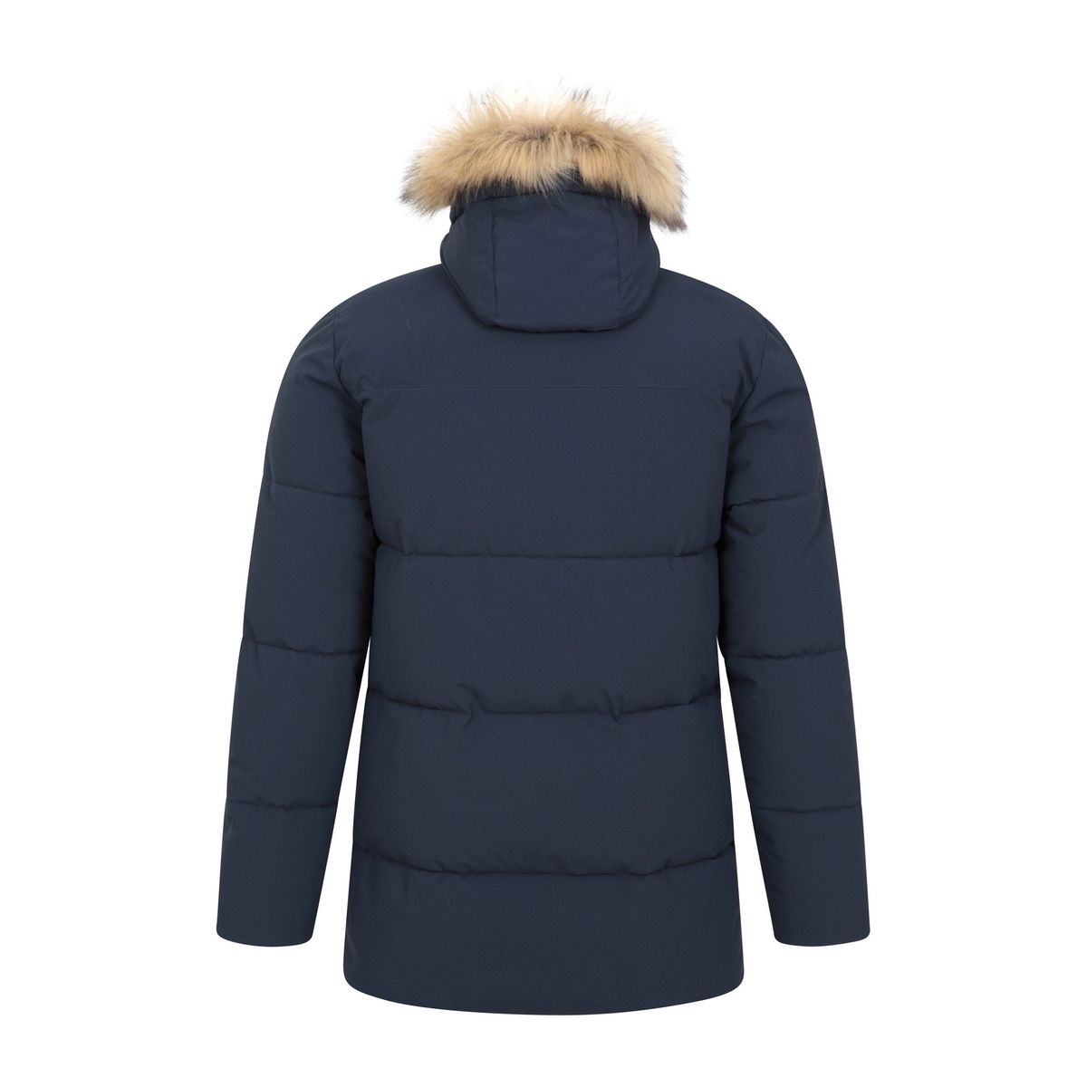 Wasserdichter gesteppter Parka mit Kunstfellkapuze