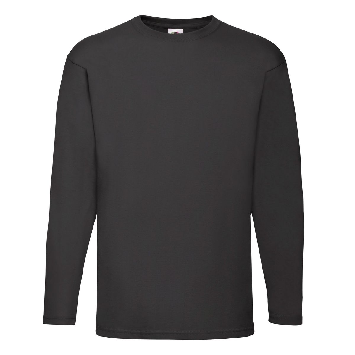 Herren Langarm Einfarbiges T-Shirt