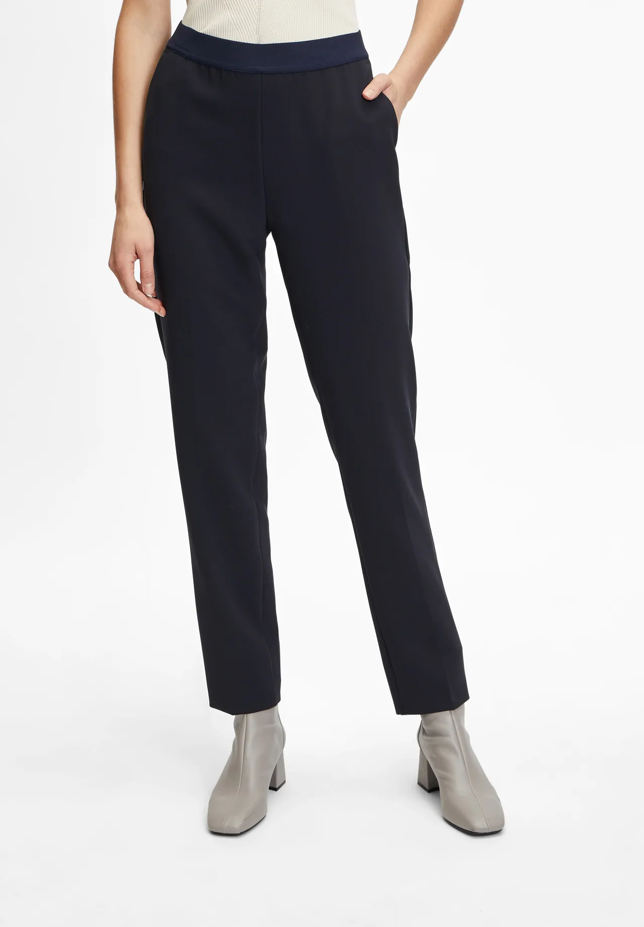 Schlanke Stretch-Hose