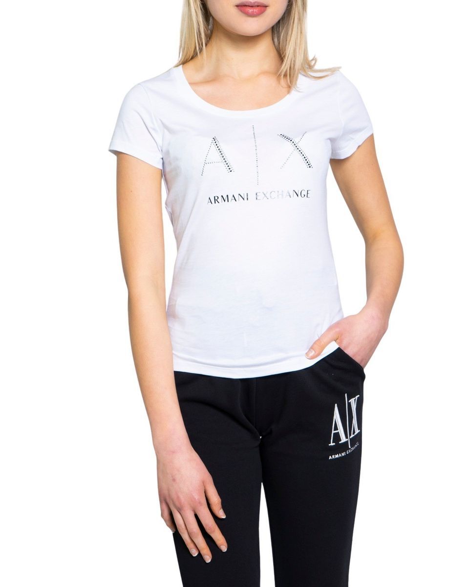 Damen Weißes T-Shirt mit Grafikprint