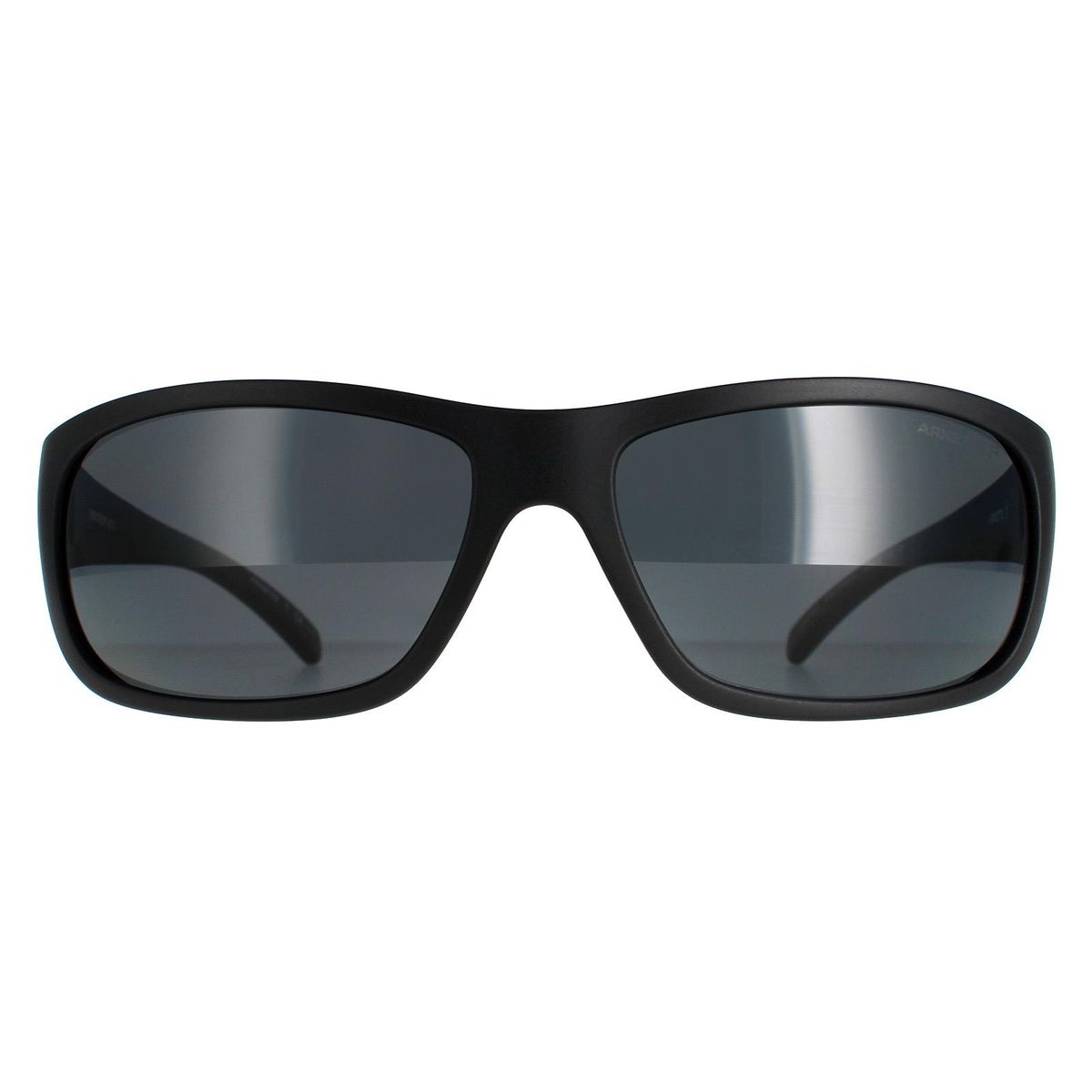 Rechteckige Herren Sonnenbrille Dunkelgrau