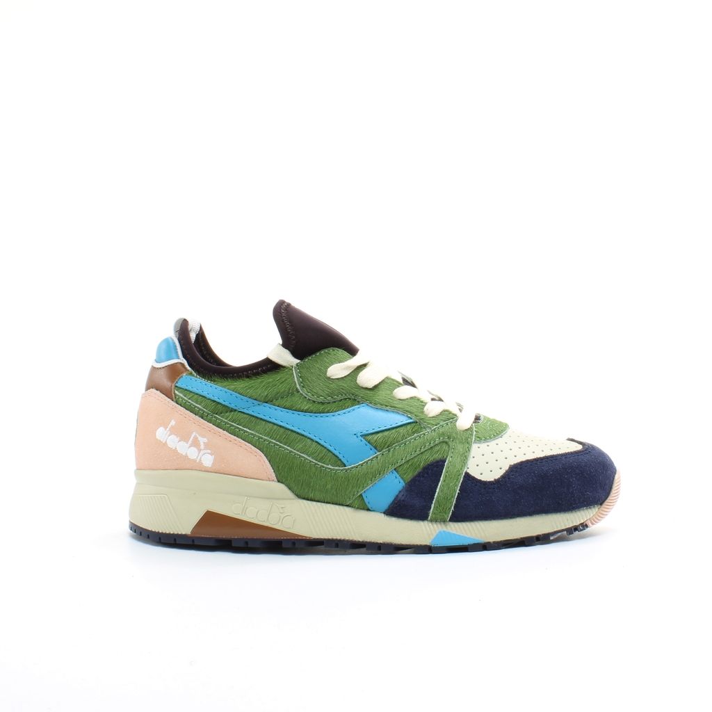 Diadora N9000 Mehrfarbige Wildleder-Sneakers