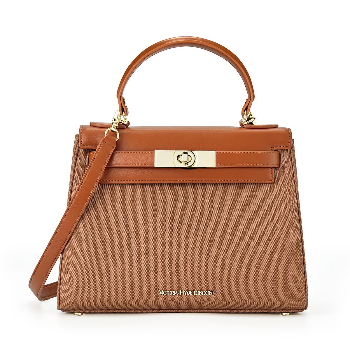 Elegante strukturierte Handtasche mit Griff