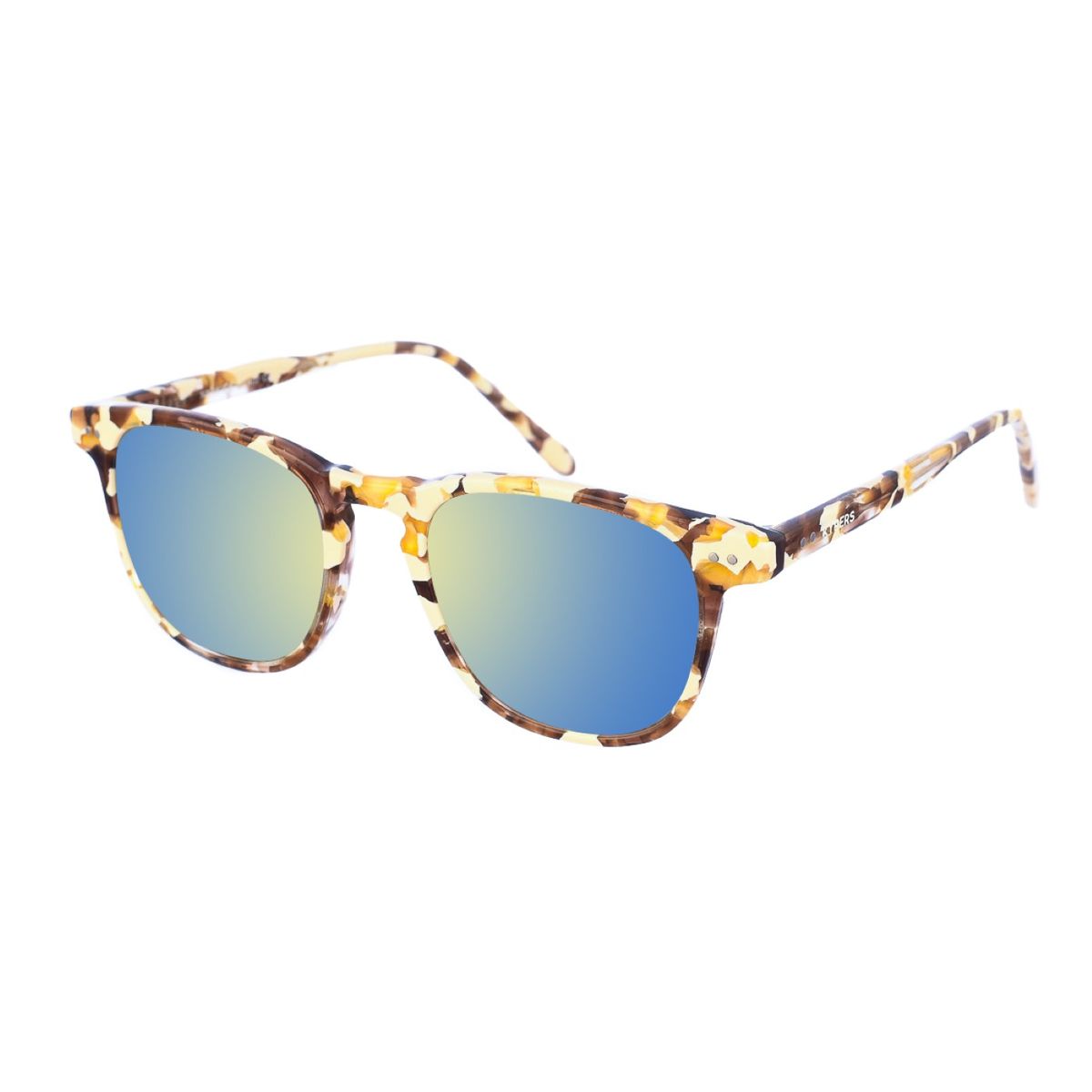 Ovale Sonnenbrille mit Acetatrahmen