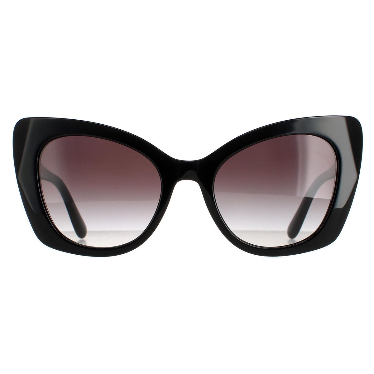 Damen Schmetterling Sonnenbrille Schwarz Grau Verlauf