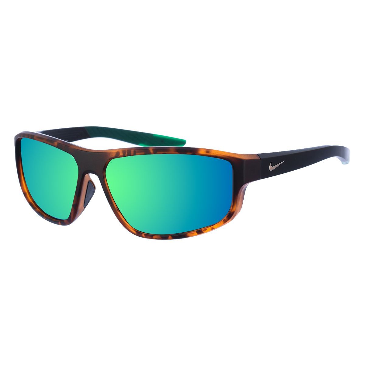 Rechteckige Havanna-Schwarz Sonnenbrille