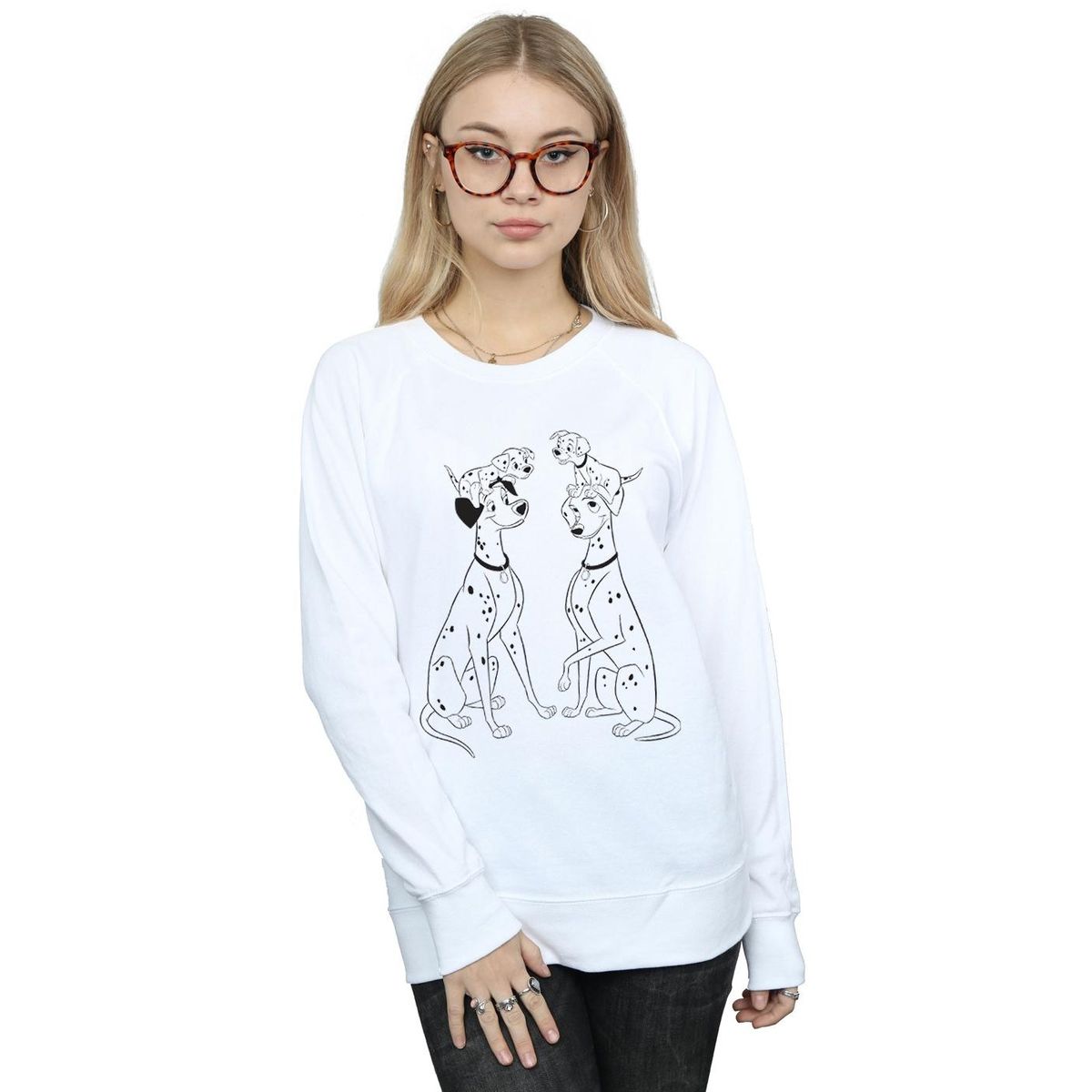 Sweatshirt mit 101 Dalmatiner Grafik
