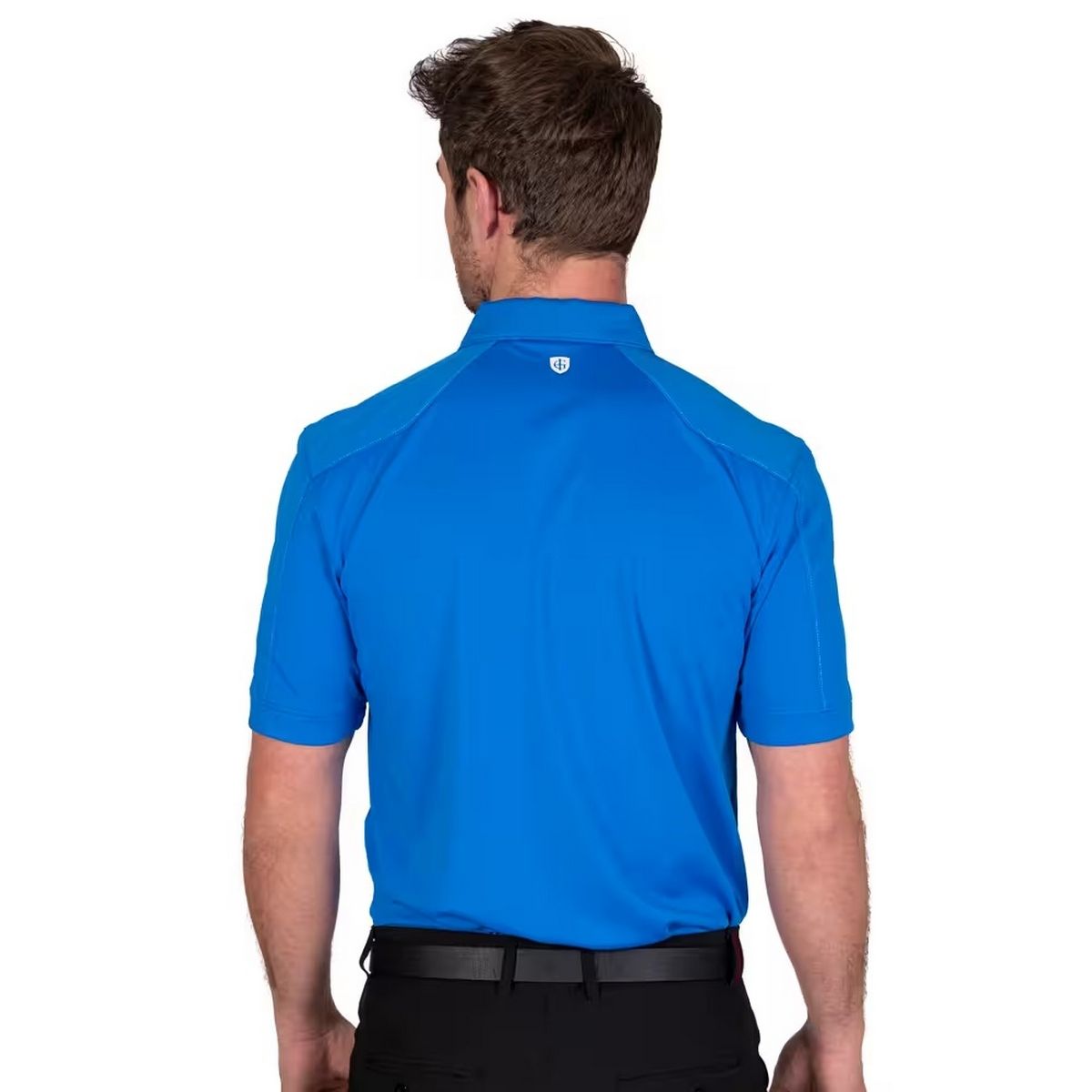 Performance-Poloshirt mit Ziernähten