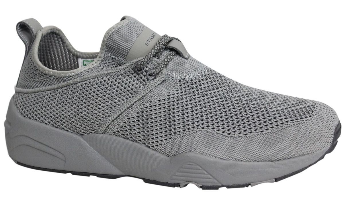 Graue Mesh-Sneakers für Herren