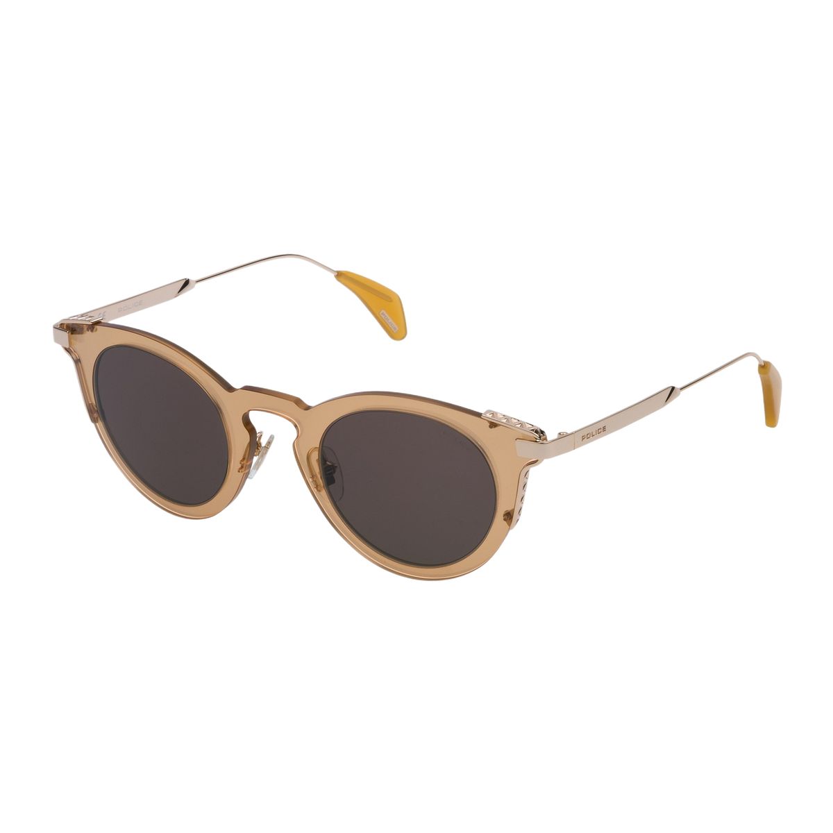 Runde Sonnenbrille mit Metallrahmen