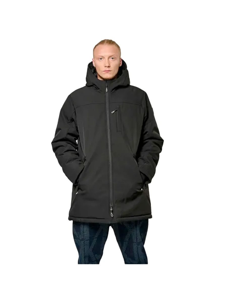 Kapuzen-Windbreaker Jacke in mittlerer Länge für Herren