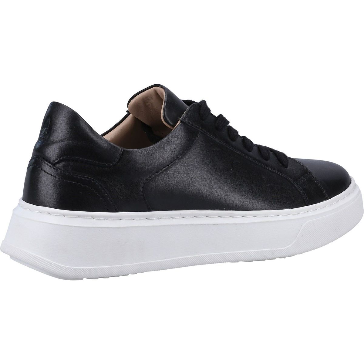 Minimalistische Leder-Plateausneaker
