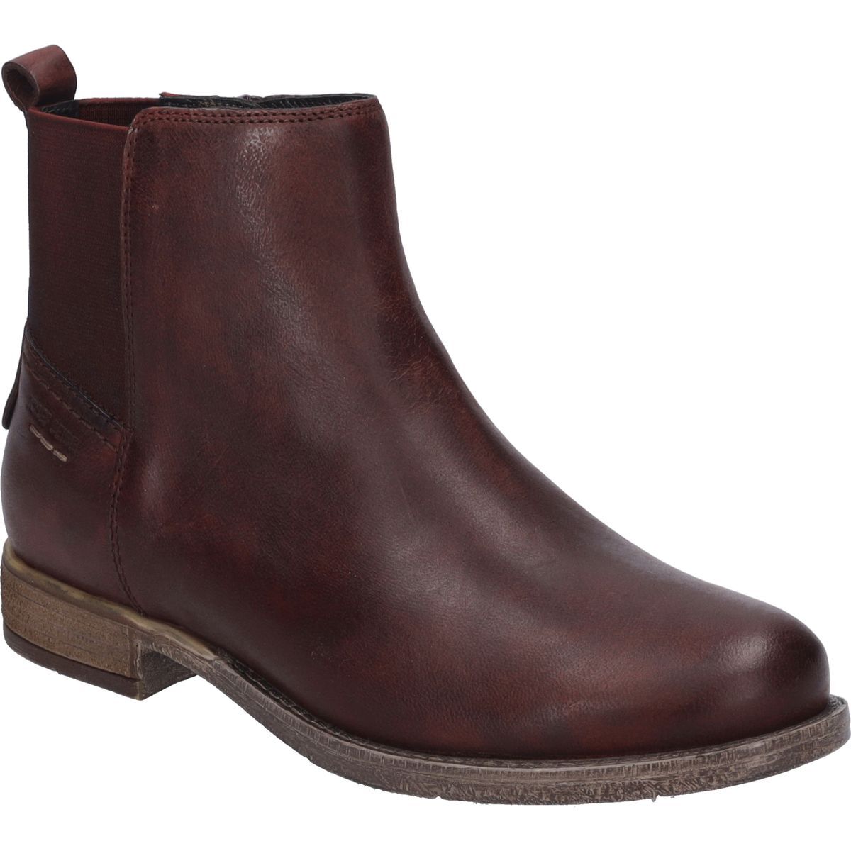 Klassische Chelsea Lederstiefelette