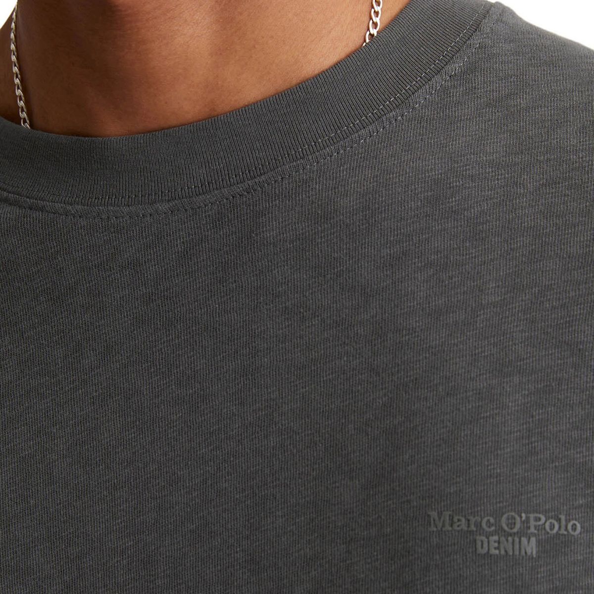 Marc O'Polo DENIM T-Shirt, Baumwolle, für Herren, grau, S