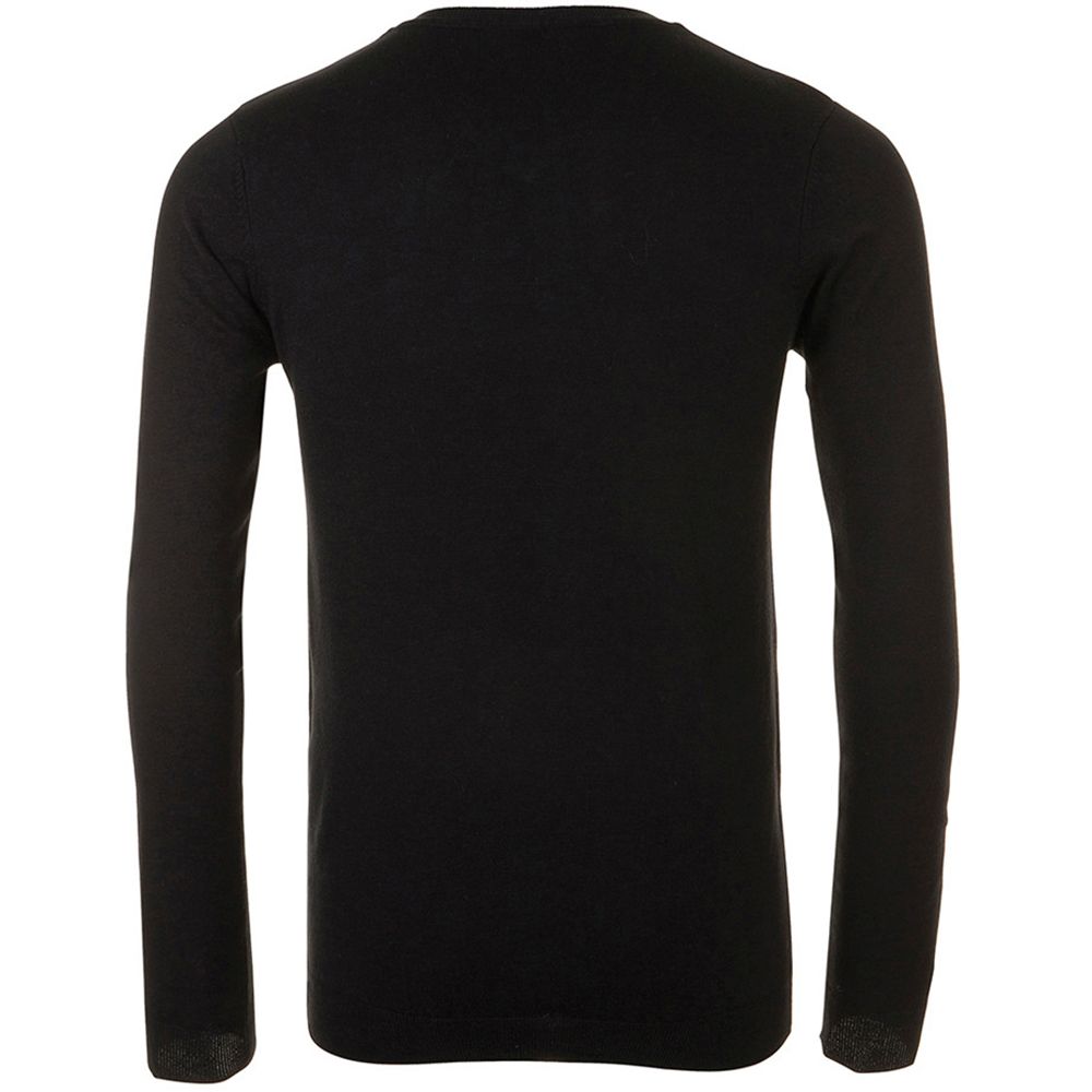 Klassischer Strickpullover mit V-Ausschnitt