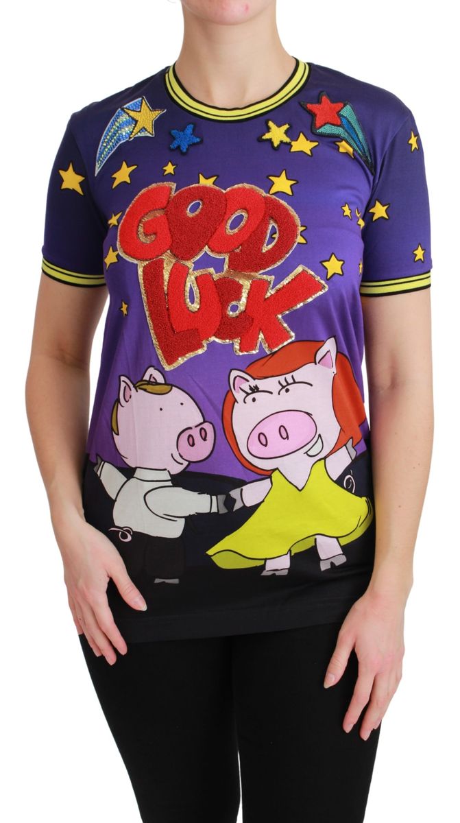 T-Shirt mit grafischem Druck und kurzen Ärmeln