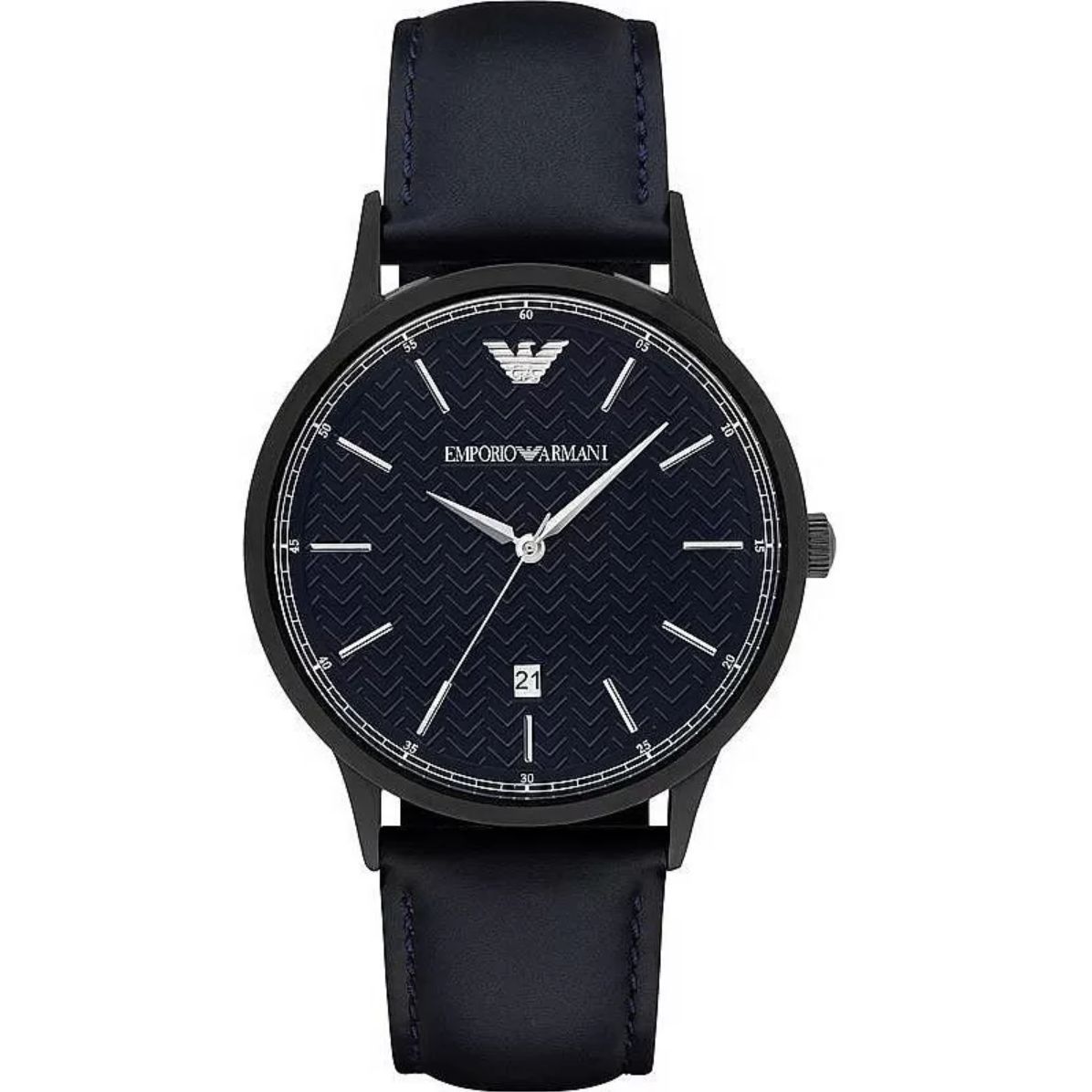 Herren Minimalistische Armbanduhr mit Lederarmband