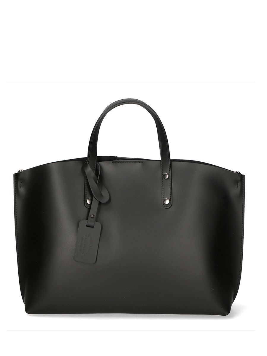 Weiche Leder Schultertasche mit Griff
