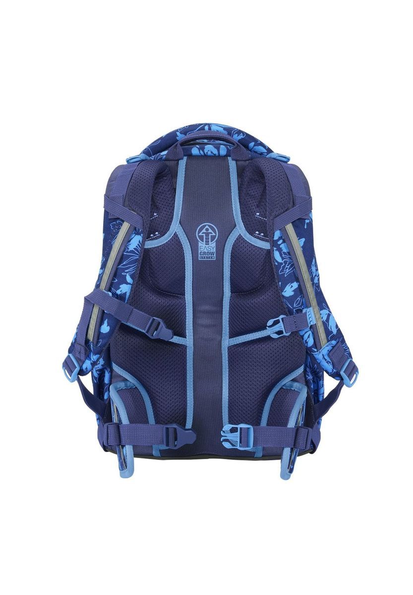 Leichter Schulrucksack mit Blumenmuster