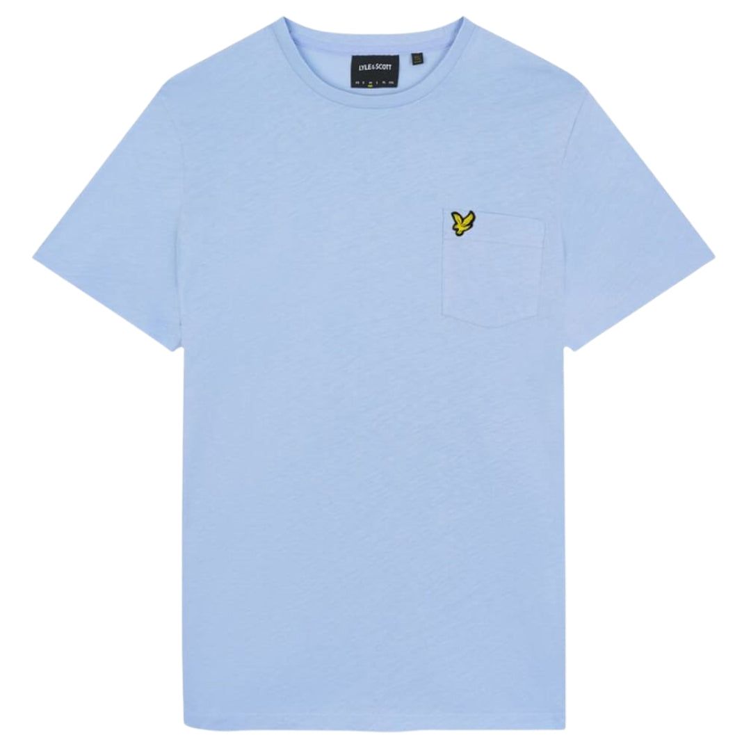 Lässiges Baumwoll-T-Shirt mit Tasche