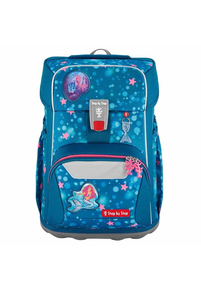 Blaues Meerjungfrau Kinder Schulranzen Set