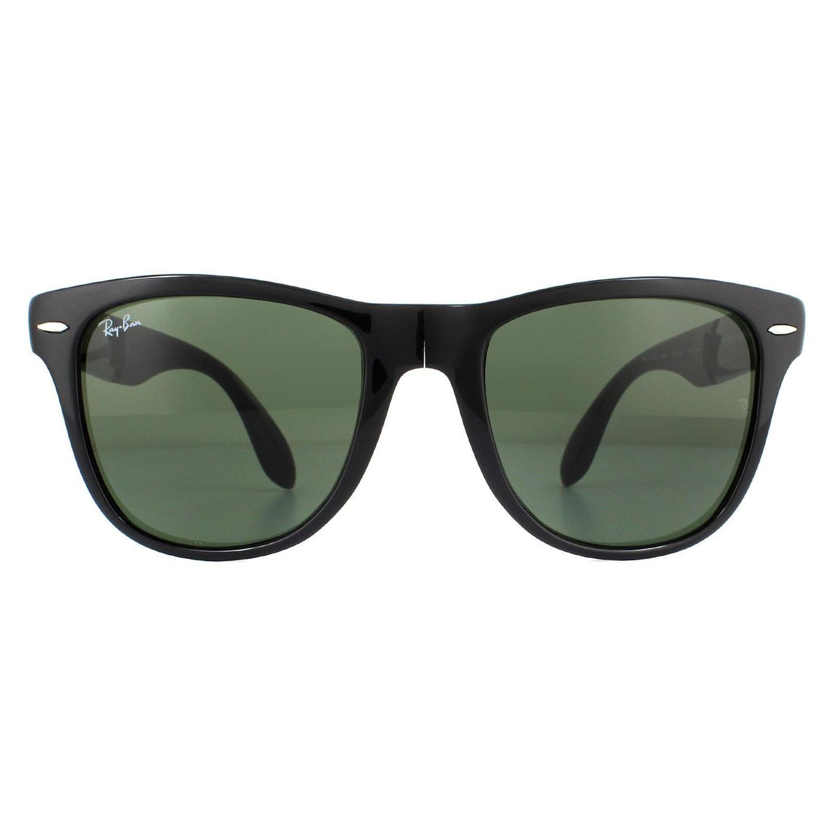 Klassische schwarze Wayfarer-Falt-Sonnenbrille