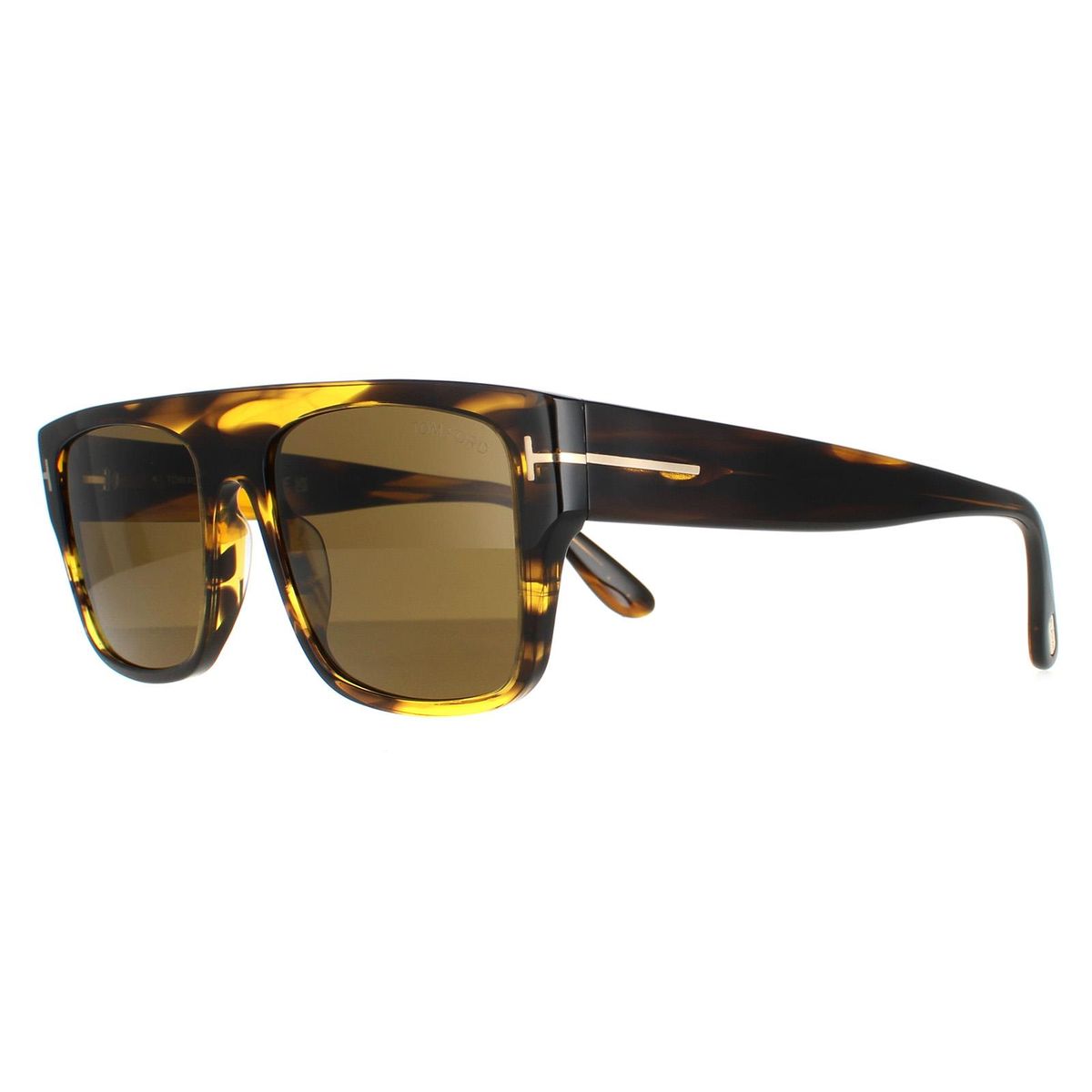 Markante Eckige Flat-Top-Sonnenbrille