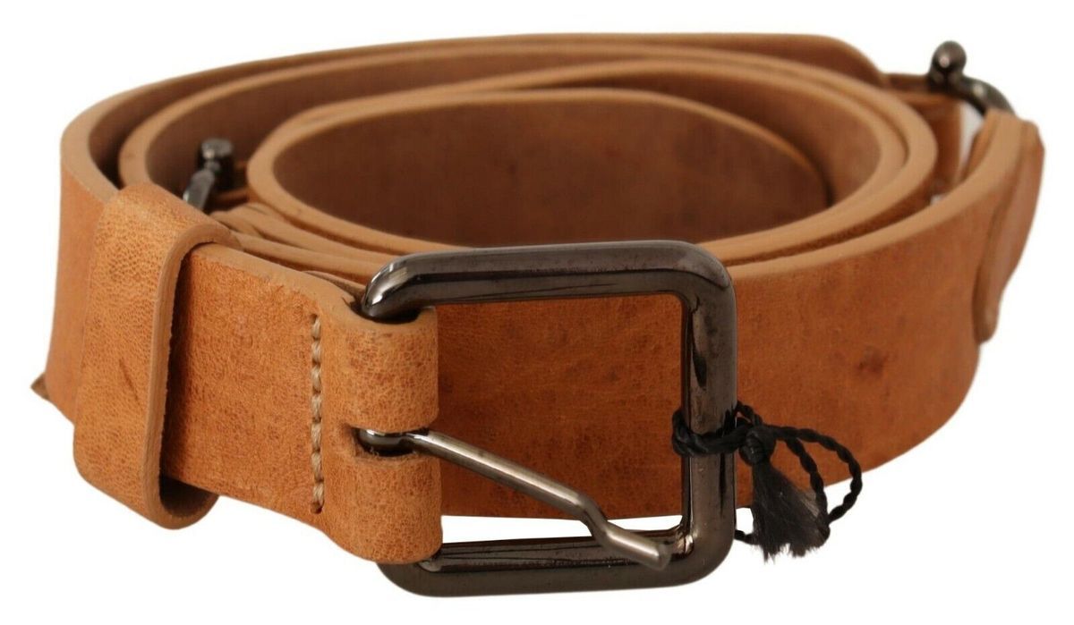 Costume National Ceinture à boucle marron clair pour femmes