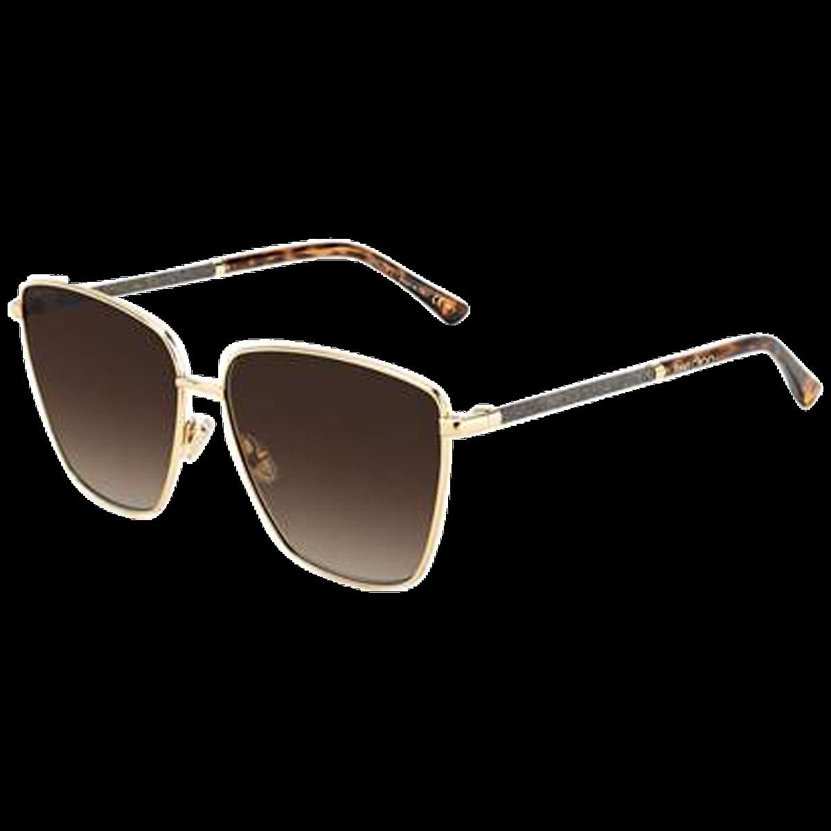 Goldene Trapez Sonnenbrille